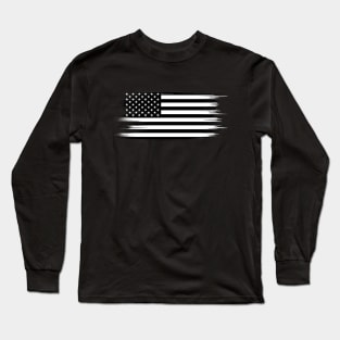 Tattered Flag / USA / Flag / United States of America Long Sleeve T-Shirt